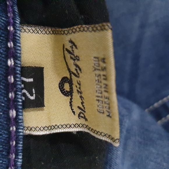 Plastic By Gly Y2K Denim Low Rise Bootcut Jeans - Picture 6 of 7